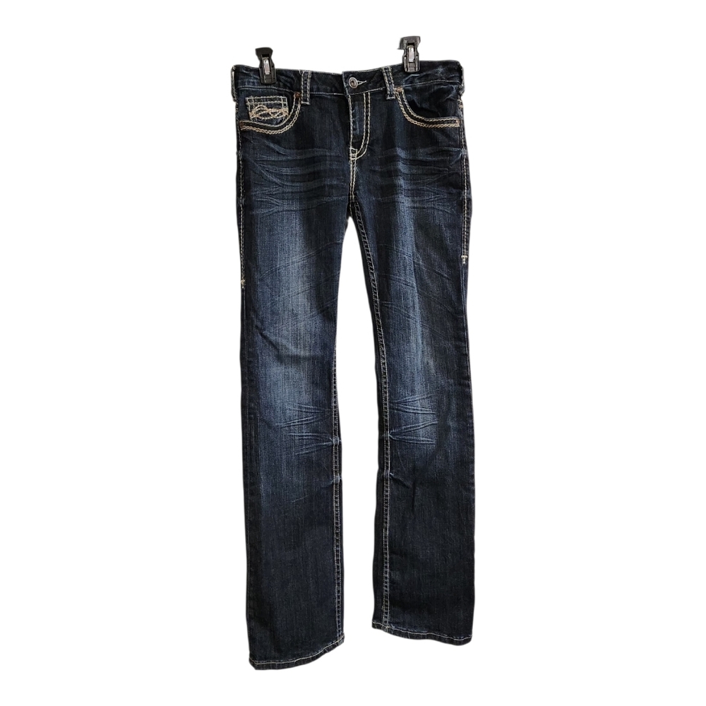 Cowgirl Tuff Women's Dark Wash Boot Cut Jeans